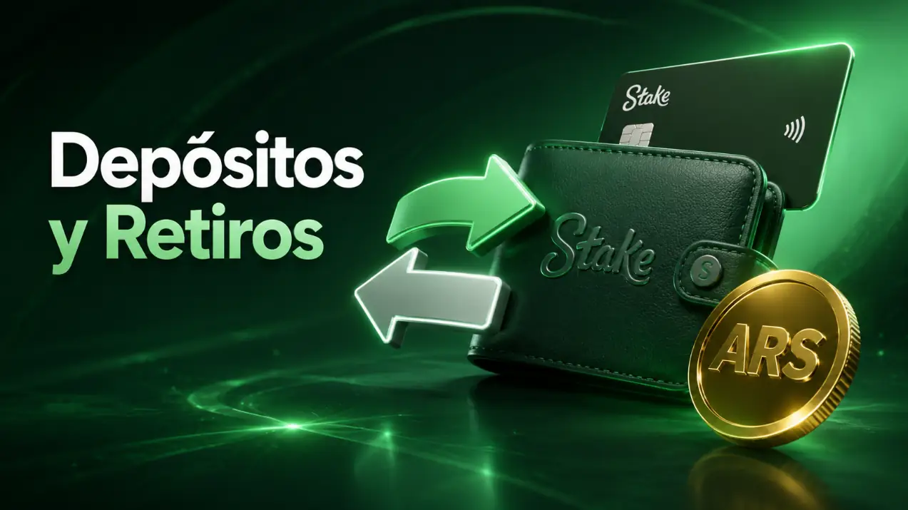 Cómo depositar en Stake y retirar dinero