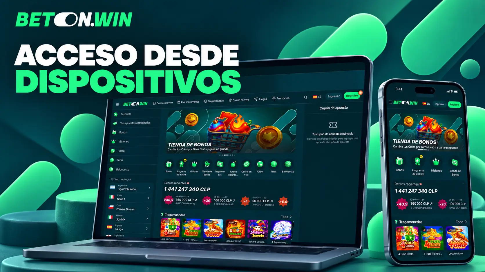 BetOnWin App y acceso desde distintos dispositivos